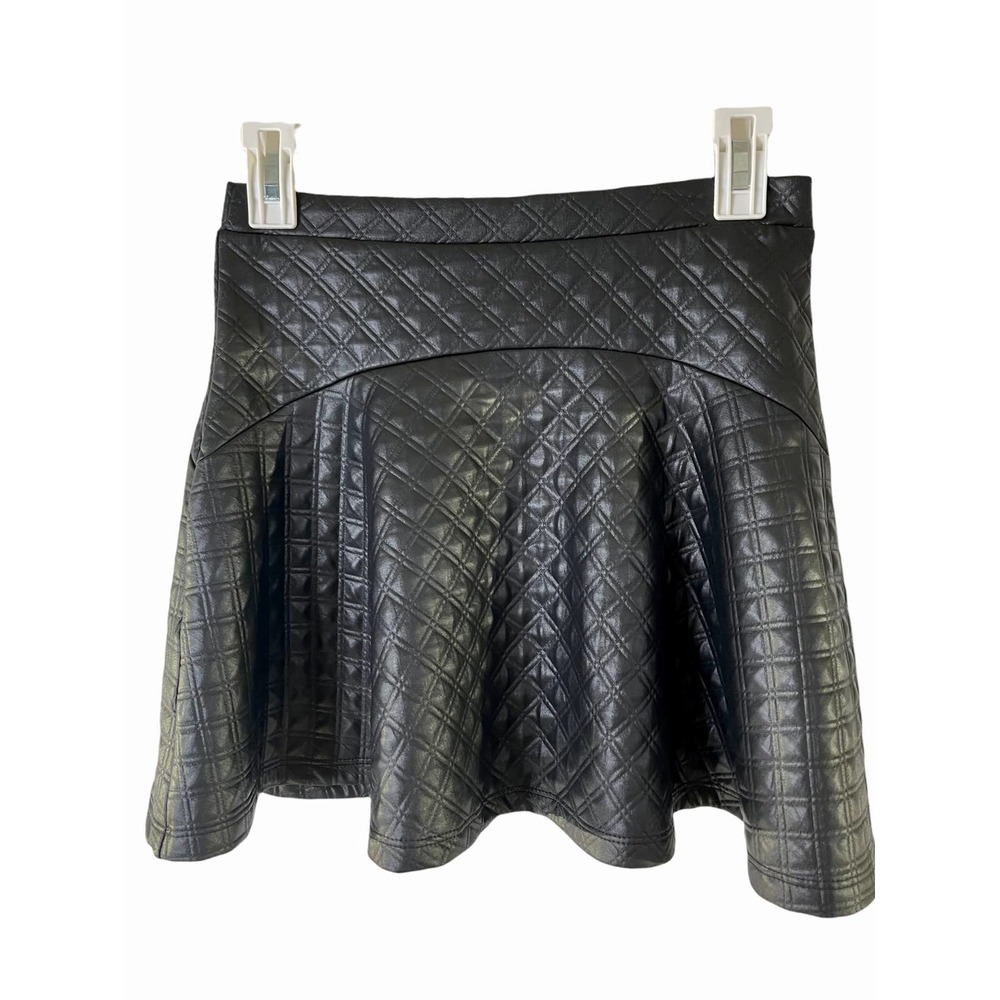 Closet 5 Black Embroidered Mini Flare Skirt, Size S